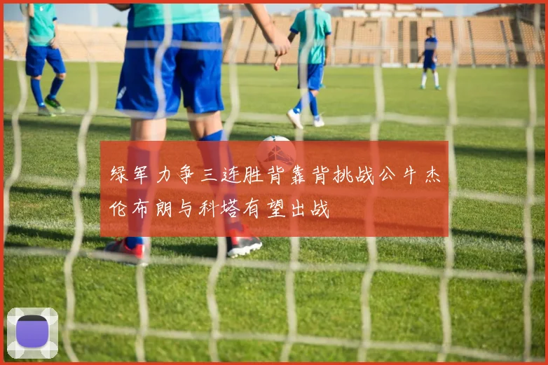 绿军力争三连胜背靠背挑战公牛杰伦布朗与科塔有望出战